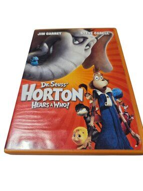 Dr. Seuss Horton Hears A Who! Jim Carrey DVD 2008 Family Comedy Special Features